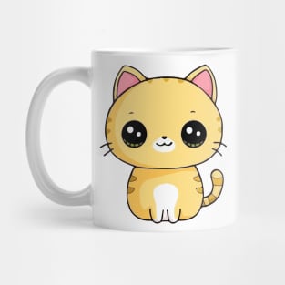 Chibi yellow Cat cute Mug